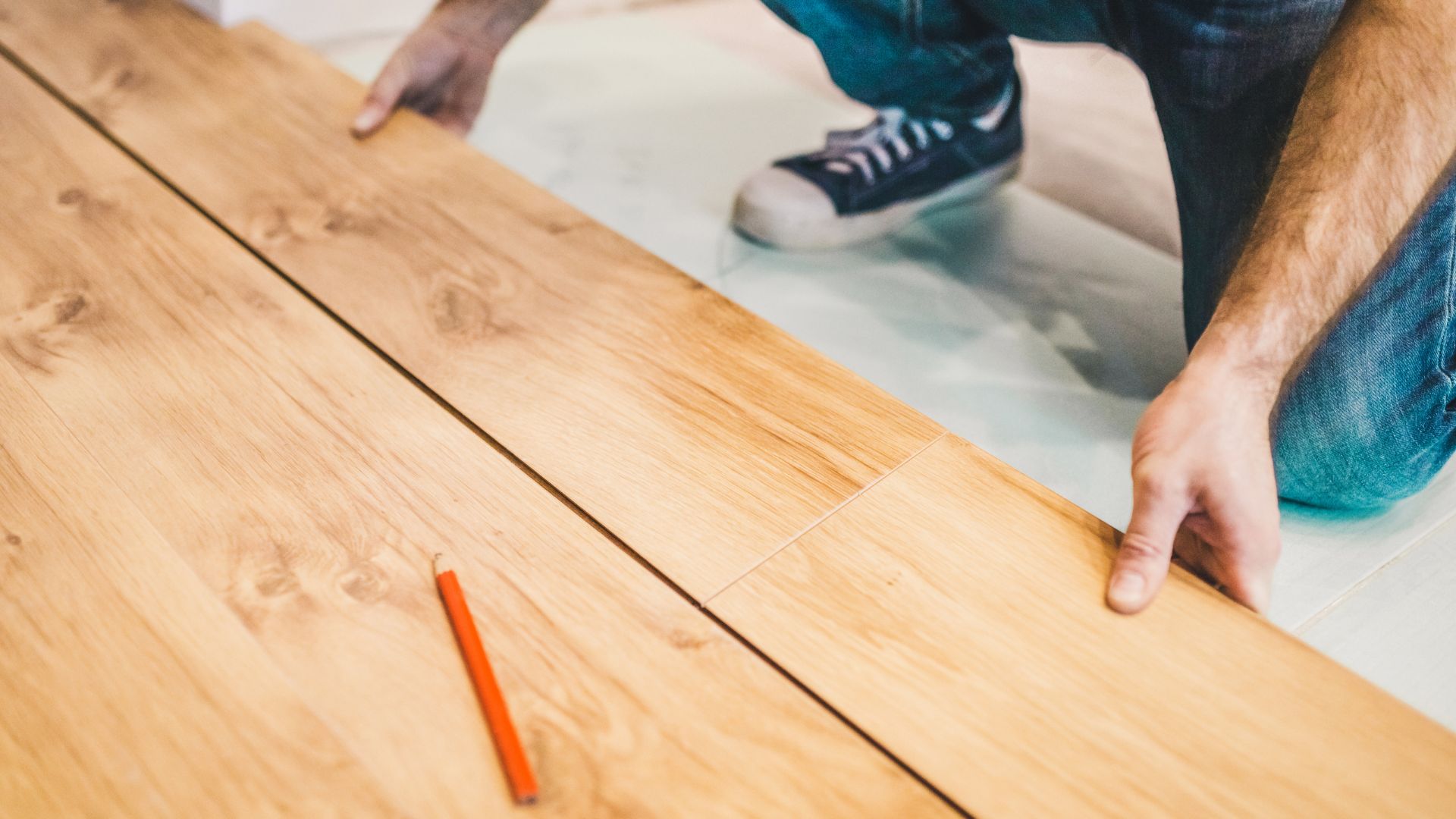 Pose de parquet à Soleuvre